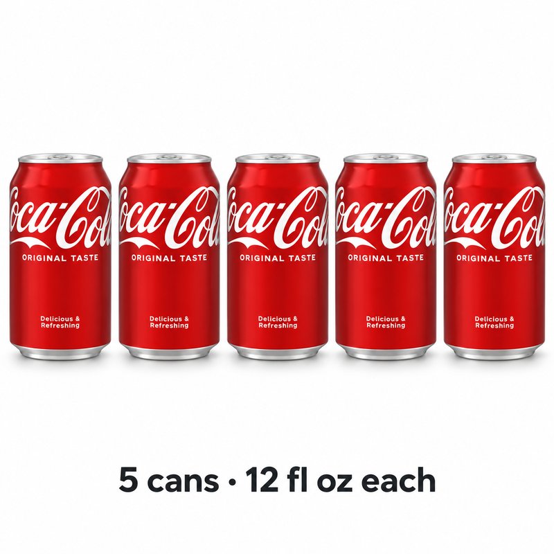 Illustration of one share: 5 12 fl. oz. cans. Packaging may differ from illustration.