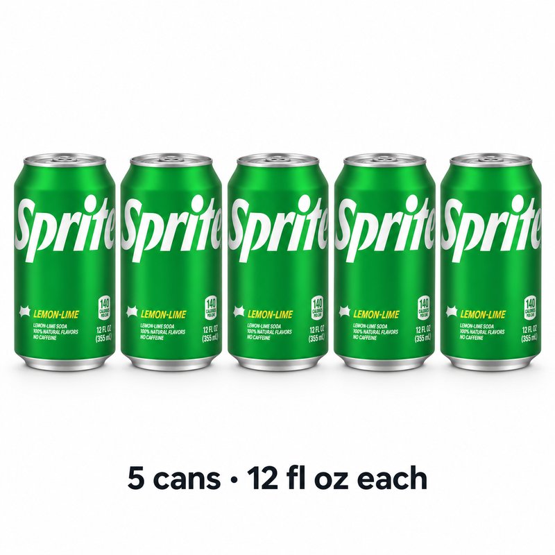 Illustration of one share: 5 12 fl. oz. cans. Packaging may differ from illustration.