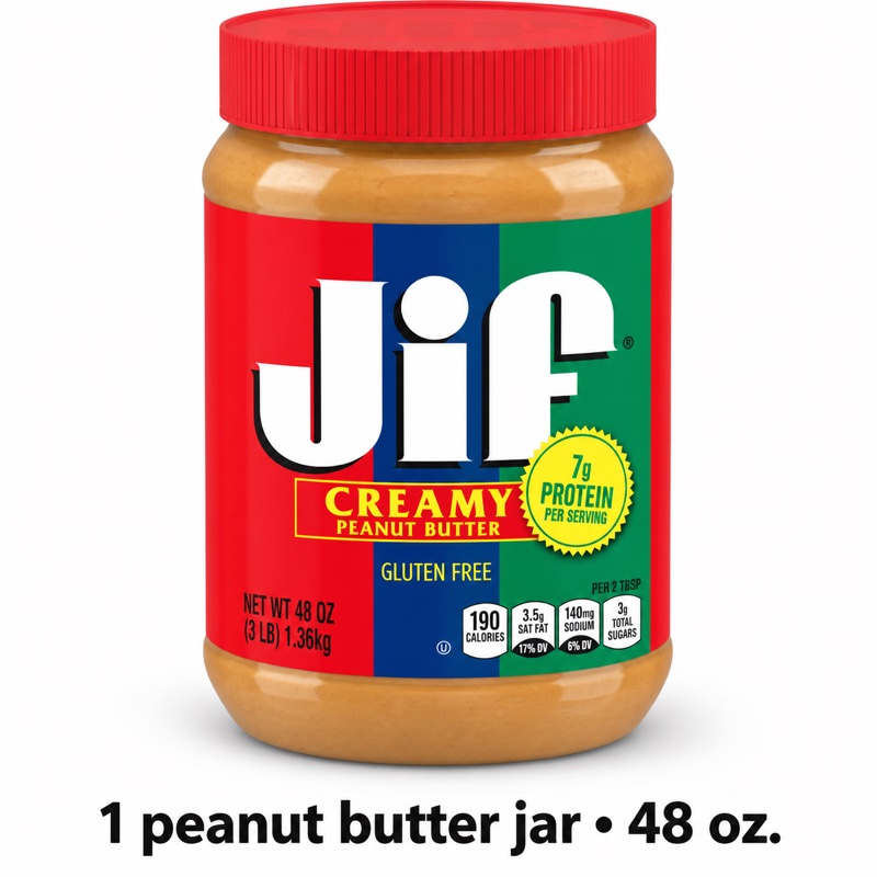 Illustration of one share: 1 jars (48 oz. each). Packaging may differ from illustration.