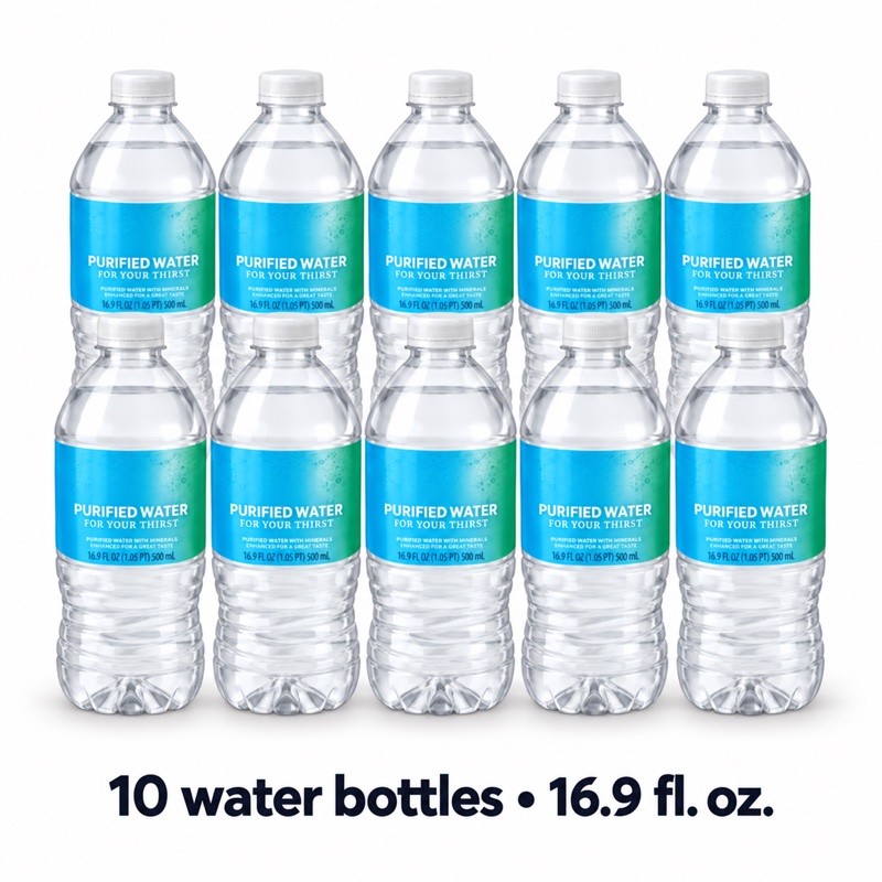 Illustration of one share: 10 bottles (16.9 fl. oz. each). Packaging may differ from illustration.