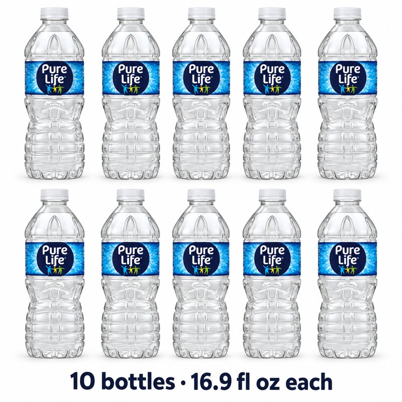 Illustration of one share: 10 16.9 fl. oz. bottles. Packaging may differ from illustration.