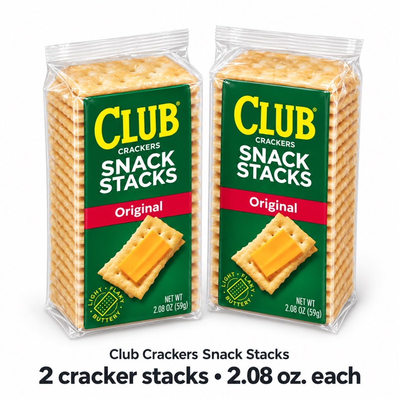 Illustration of one share: 2 sealed stacks (2.08 oz. each). Packaging may differ from illustration.