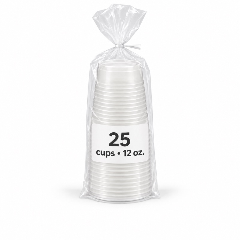 Illustration of one share: 25 cups (12 oz.). Packaging may differ from illustration.